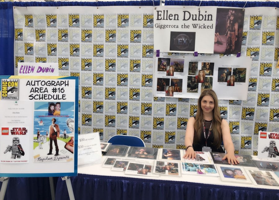 Ellen's Booth at the 2018 San Diego Comic Con
