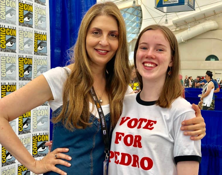 Ellen and fan at the San Diego Comic Con 2019