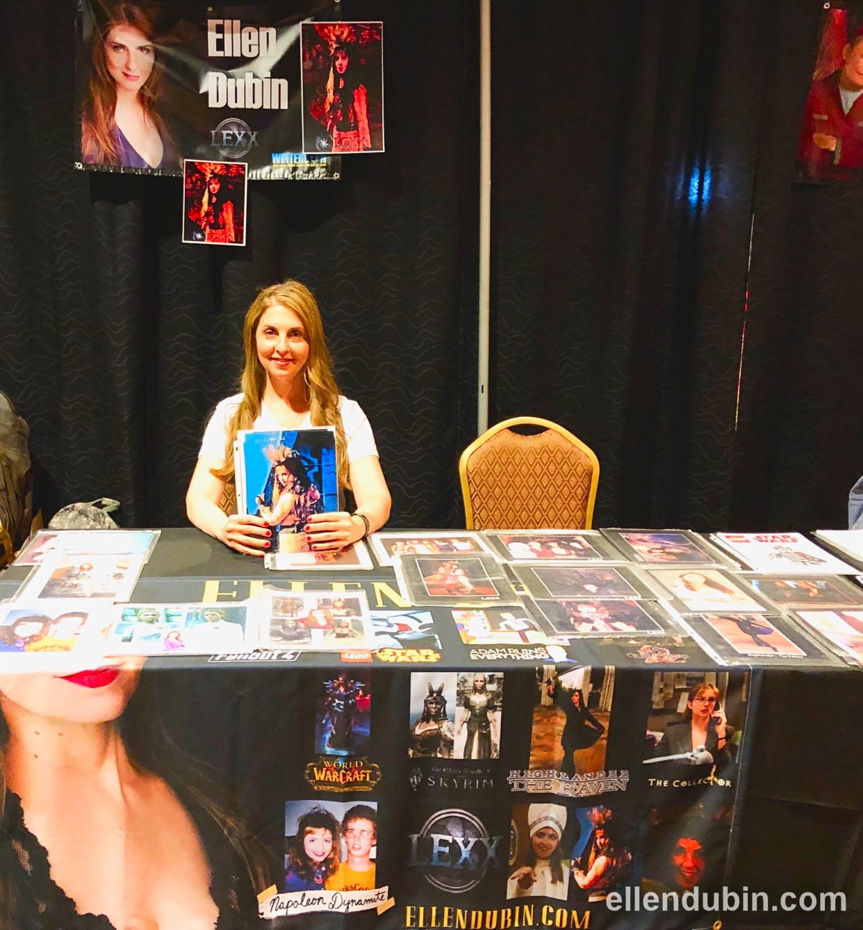Ellen at her booth at the 2018 WinterCon