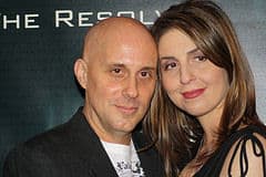 Ellen Dubin and lead actor/writer/producer/director Russ Cootey at The Resolve premiere