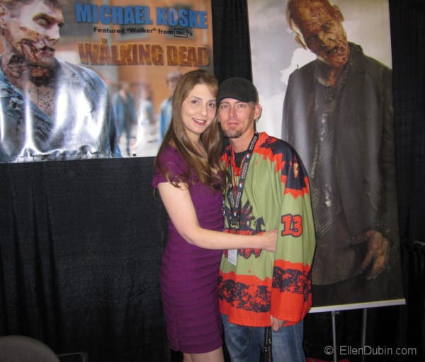 Ellen and Michael Koske – one of the walkers from the WALKING DEAD – he was also a guest at MEGACON