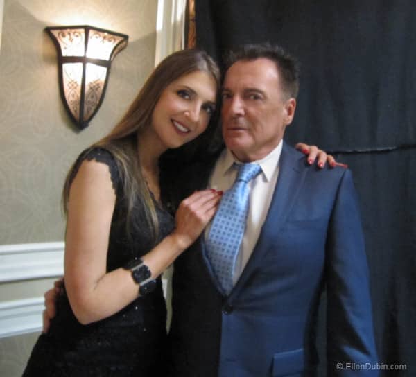 Ellen and the incomparable Emmy award-winning  Armand Assante on set of "Sicilian Vampire."